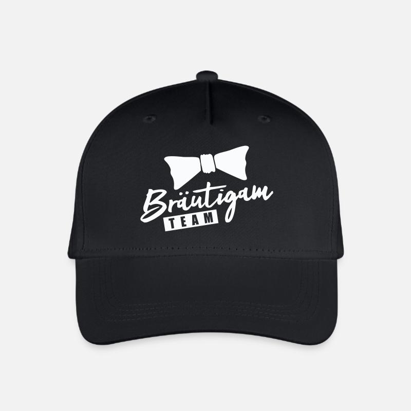 Bräutigam Team - Kinder Bio Basecap - Schwarz