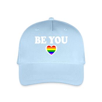Be you - Organic Kids’ Baseball Cap - light blue - Front
