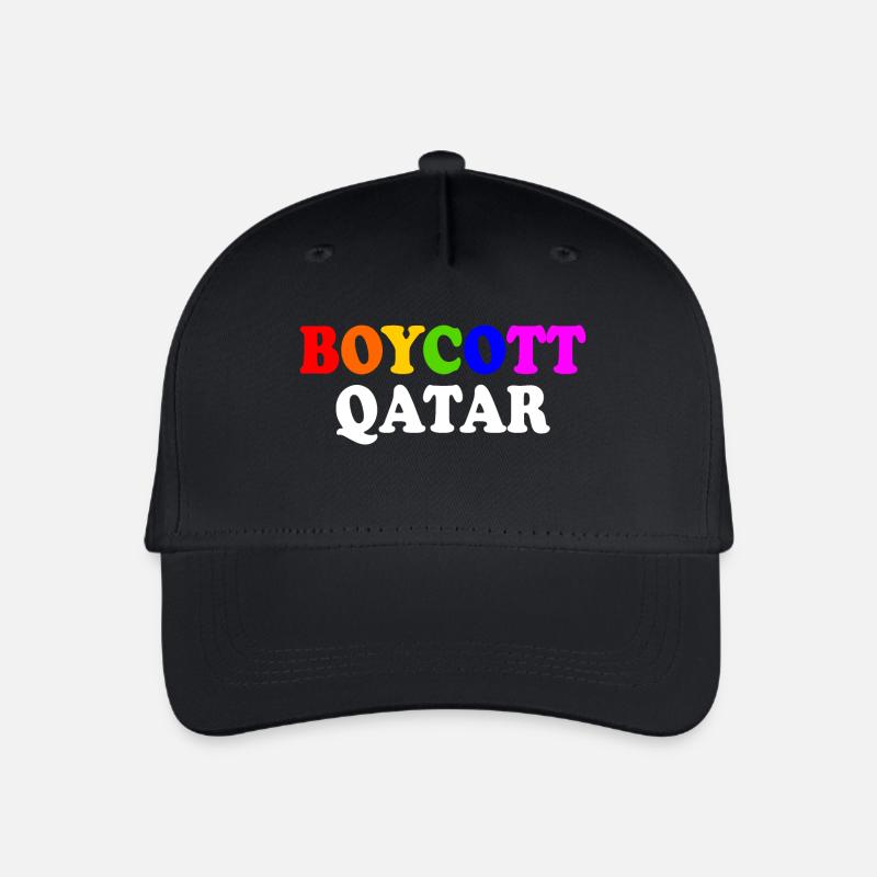 Boycott qatar - Kinder Bio Basecap - Schwarz