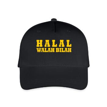 Halal walah bilah - Kinder Bio Basecap - Schwarz - Vorne
