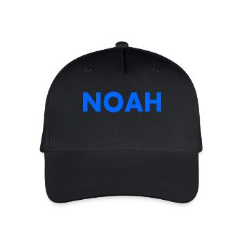 Noah - Kinder Bio Basecap - Schwarz - Vorne