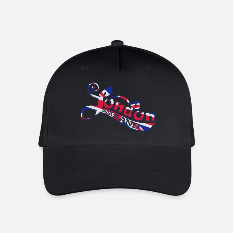 London England - Kinder Bio Basecap - Schwarz