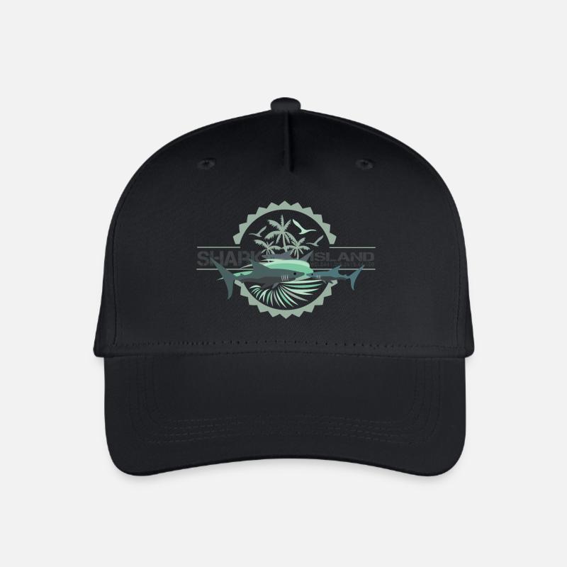 sharkisland-sharkshirt - Kinder Bio Basecap - Schwarz