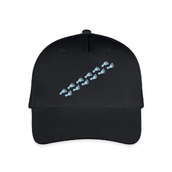 footprints - Casquette de baseball bio Enfant - noir - Devant
