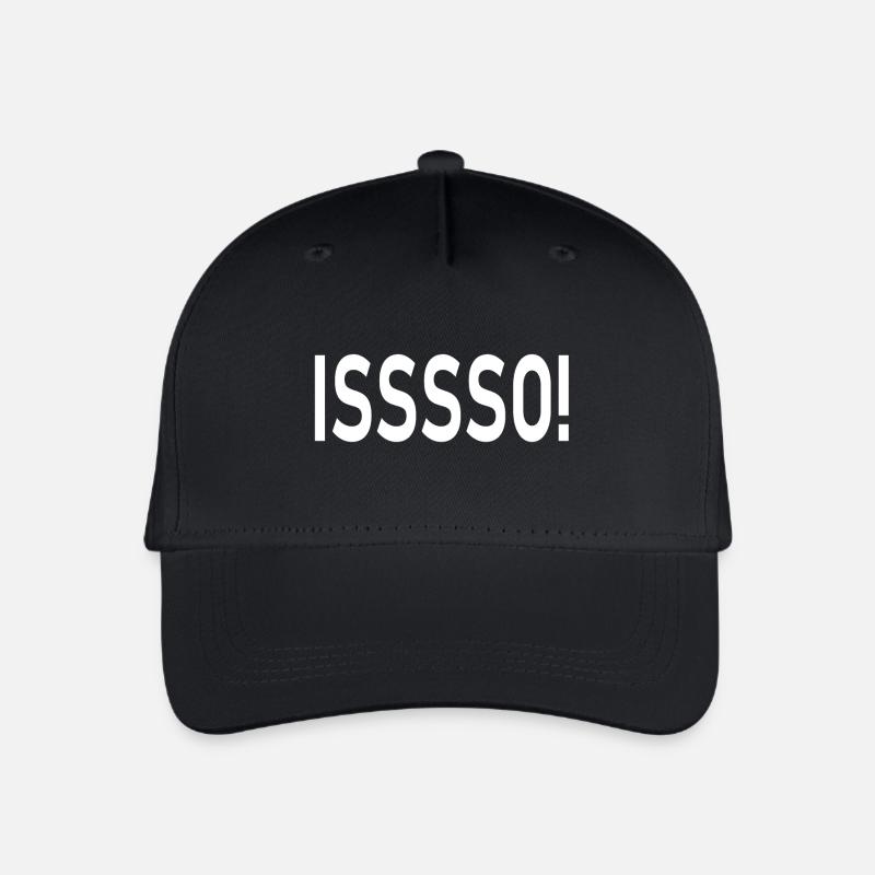 isssso - Kinder Bio Basecap - Schwarz