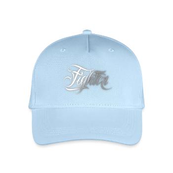 Fighter - Organic Kids’ Baseball Cap - light blue - Front