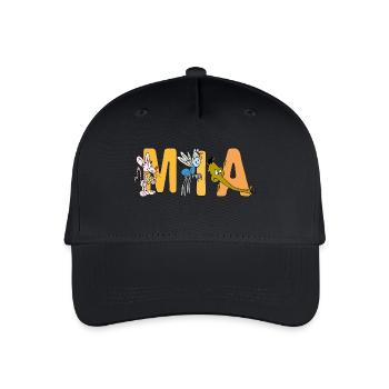 Mia - Kinder Bio Basecap - Schwarz - Vorne