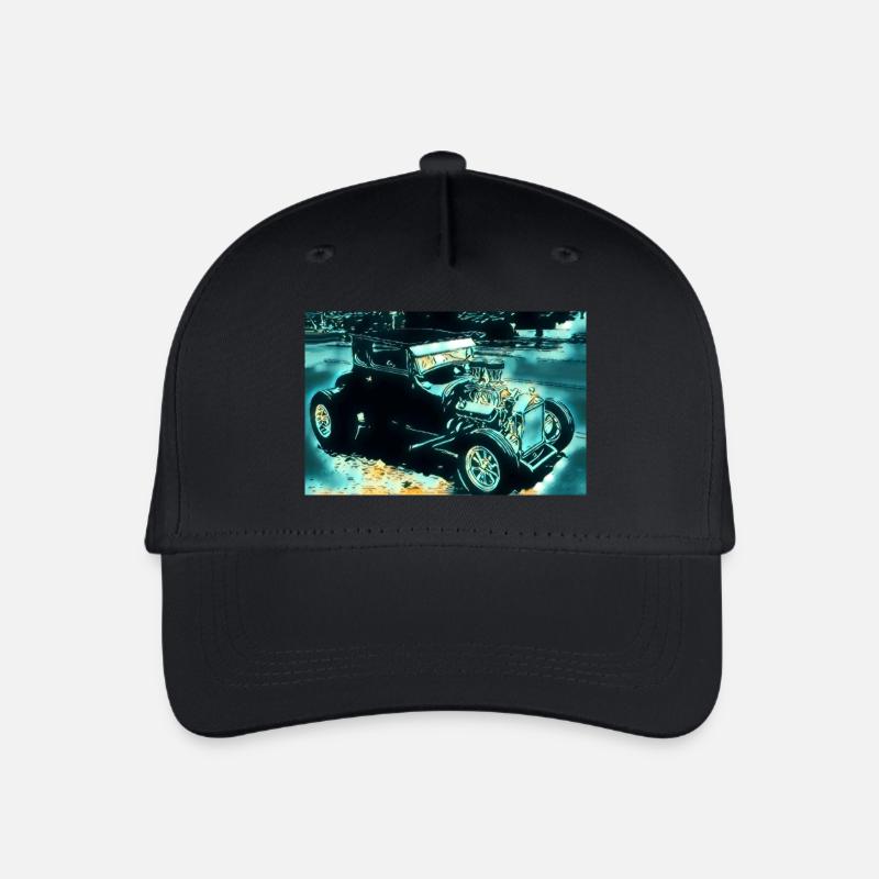 Auto - Kinder Bio Basecap - Schwarz