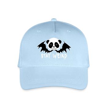 Stay weird Goth Panda - Kinder Bio Basecap - Hellblau - Vorne