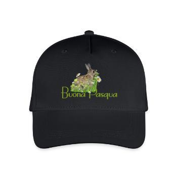 Frohe Ostern - Kinder Bio Basecap - Schwarz - Vorne
