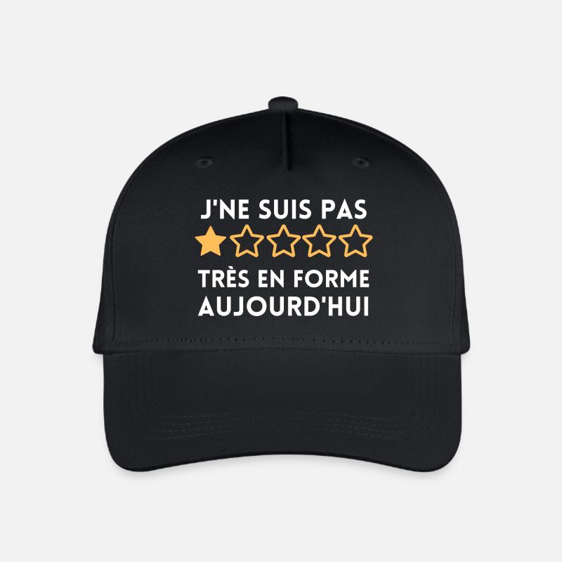 Pas en forme aujourd hui - Casquette de baseball bio Enfant - noir