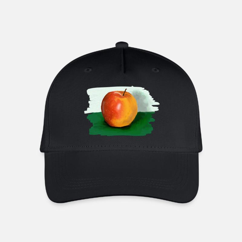 pomme - Casquette de baseball bio Enfant - noir