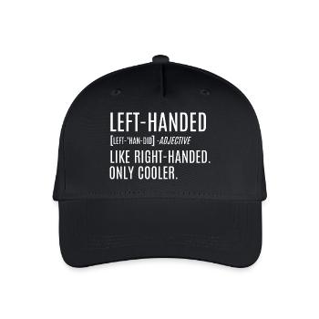Gaucher comme droitier uniquement refroidisseur - Casquette de baseball bio Enfant - noir - Devant