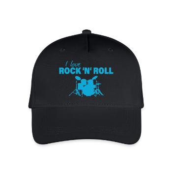 ROCK 'N' ROLL - Organic Kids’ Baseball Cap - black - Front