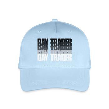 Day Trader Aktienmarkt Börse Trader - Kinder Bio Basecap - Hellblau - Vorne