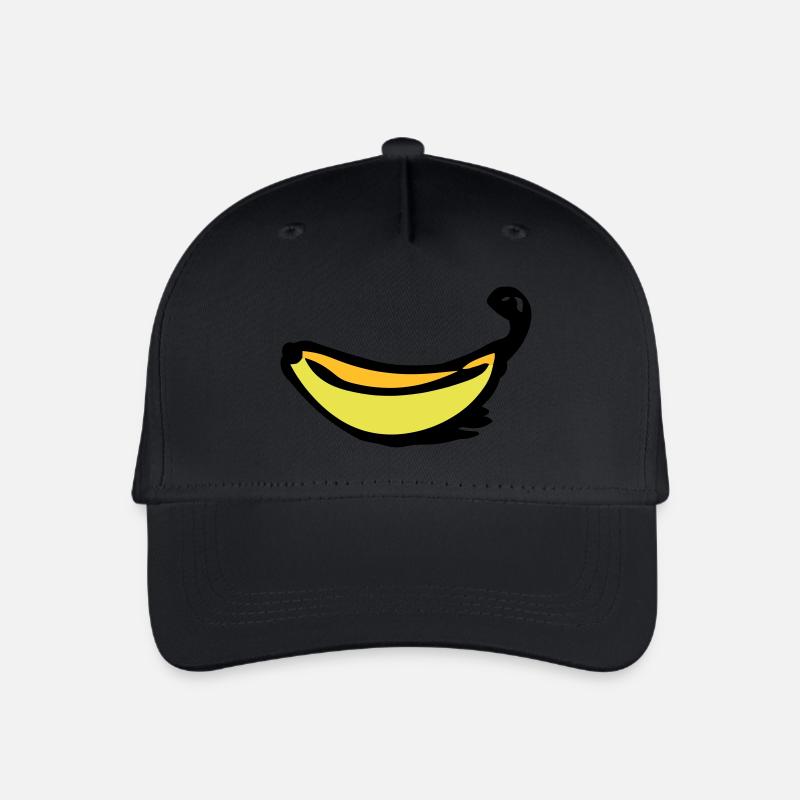 Banane - Kinder Bio Basecap - Schwarz