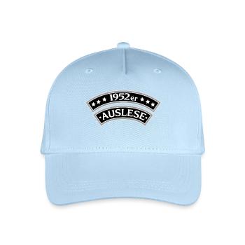 1952 / Auslese - Kinder Bio Basecap - Hellblau - Vorne