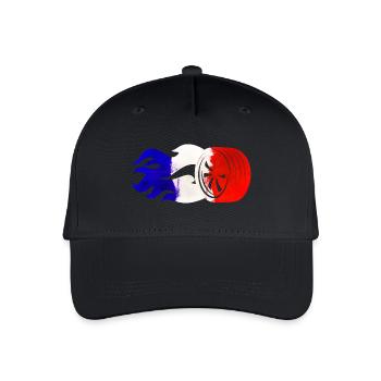 France Motorsport Flag - Organic Kids’ Baseball Cap - black - Front
