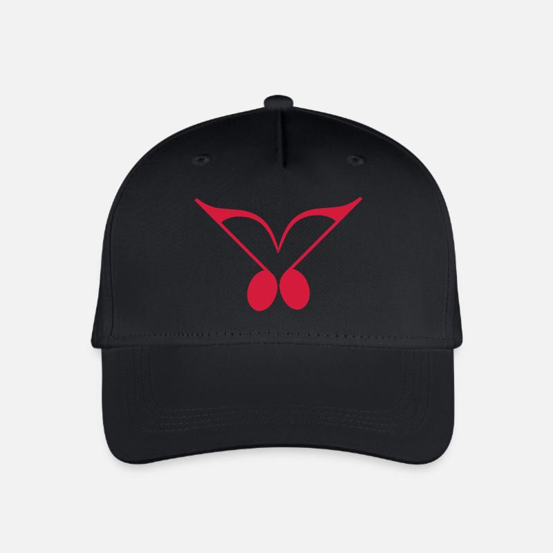 Music Love Note - Kinder Bio Basecap - Schwarz