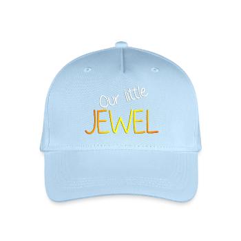 Baby / Juwel / Familie / klein / Toddler - Kinder Bio Basecap - Hellblau - Vorne