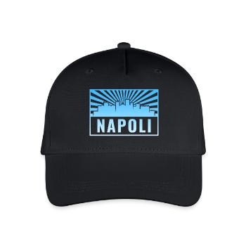 Napoli Skyline Sunbeams - Organic Kids’ Baseball Cap - black - Front