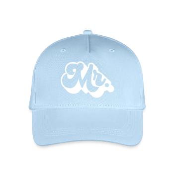 Mr. Matching Paar Verlobung Hochzeit Flitterwochen - Kinder Bio Basecap - Hellblau - Vorne