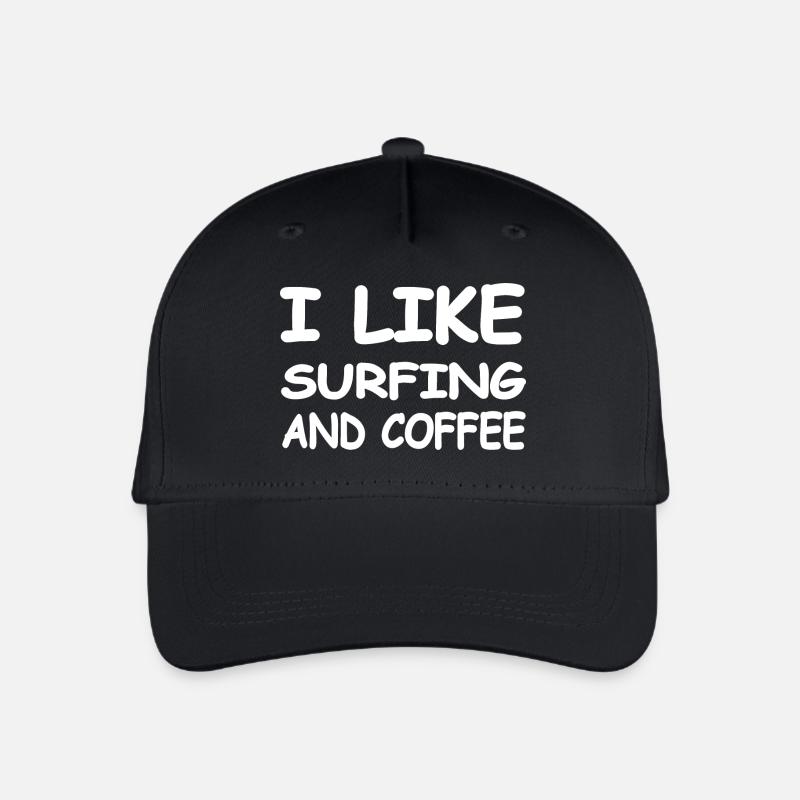 Surfen - Kinder Bio Basecap - Schwarz