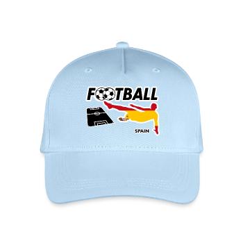 Fußball Fieber Spanien - Kinder Bio Basecap - Hellblau - Vorne