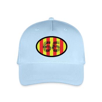 66 Ecusson Catalan - Casquette de baseball bio Enfant - bleu clair - Devant