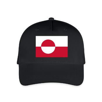 Grönland - Kinder Bio Basecap - Schwarz - Vorne