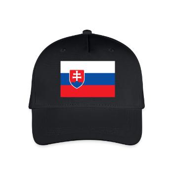 Slovaquie - Casquette de baseball bio Enfant - noir - Devant