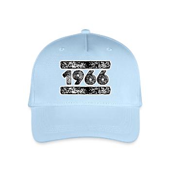 1976 Retro Celebration Design - Kinder Bio Basecap - Hellblau - Vorne