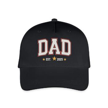 Custom Dad Birthday Icon Design - Organic Kids’ Baseball Cap - black - Front
