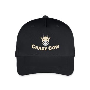 CRAZY COW - Kinder Bio Basecap - Schwarz - Vorne