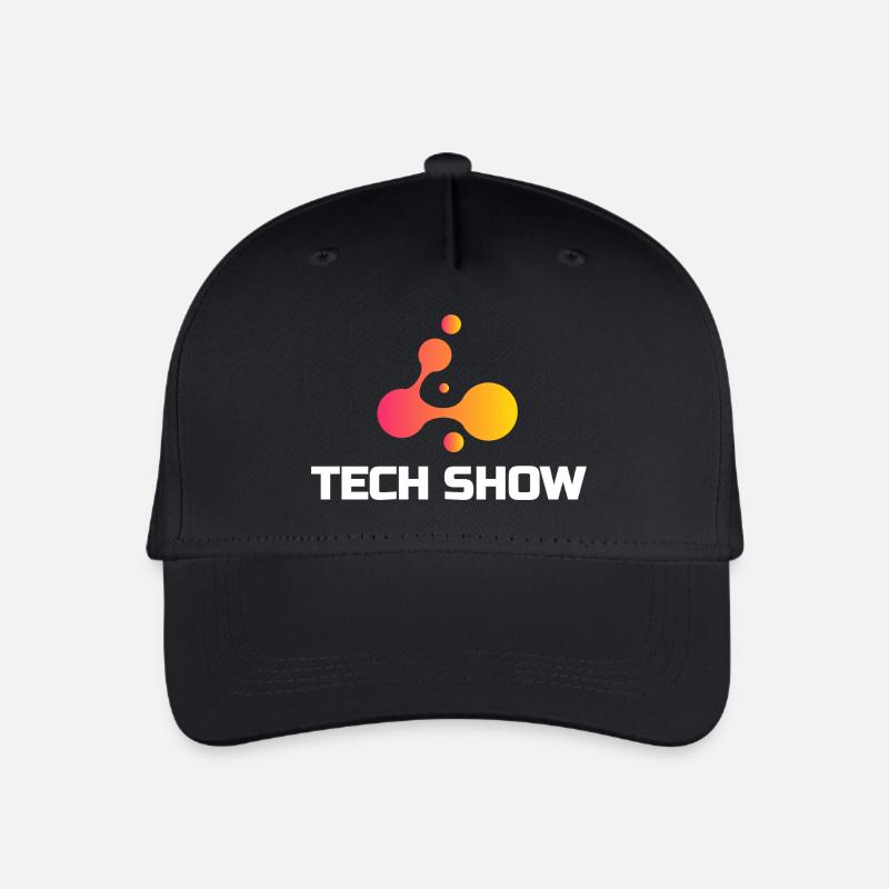 Technikshow Neon Blob Tee - Kinder Bio Basecap - Schwarz