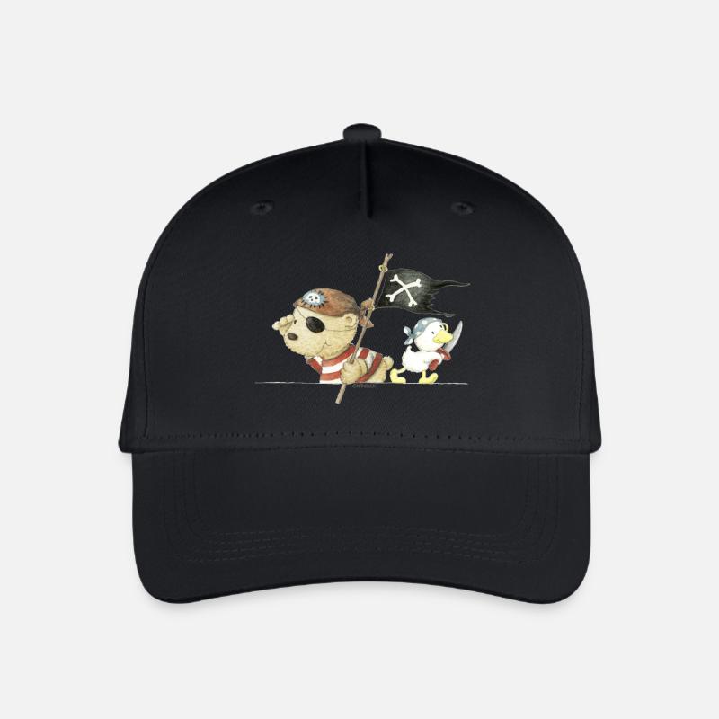 PP_Pirat_05 - Casquette de baseball bio Enfant - noir