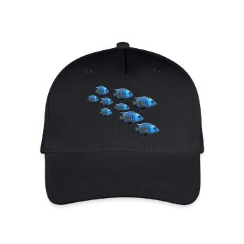 grouper perch fish - Organic Kids’ Baseball Cap - black - Front