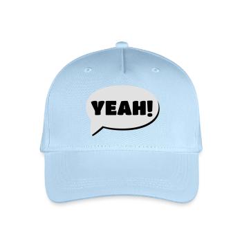 Yeah - Kinder Bio Basecap - Hellblau - Vorne