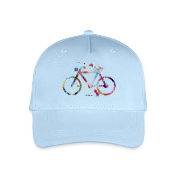 P.D. Moreno Vélo Coloré - Casquette de baseball bio Enfant - bleu clair - Devant