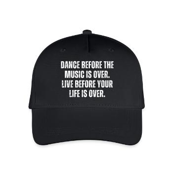 Dance Before the Music Is Over - Organic Kids’ Baseball Cap - black - Front
