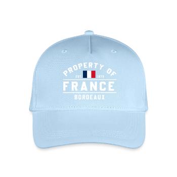 Propriété française Bordeaux - Casquette de baseball bio Enfant - bleu clair - Devant