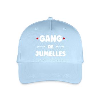 Twin Gang – Sister Tribe - Organic Kids’ Baseball Cap - light blue - Front