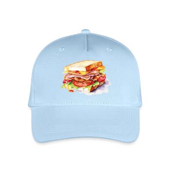 Sandwich Illustration - Casquette de baseball bio Enfant - bleu clair - Devant