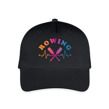 Rowing Water Sports - Organic Kids’ Baseball Cap - black - Front