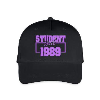 Student 1989 - Organic Kids’ Baseball Cap - black - Front