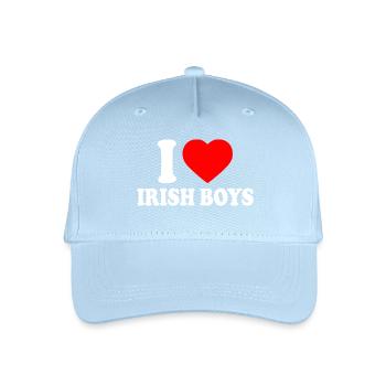 I love irish boys - Kinder Bio Basecap - Hellblau - Vorne