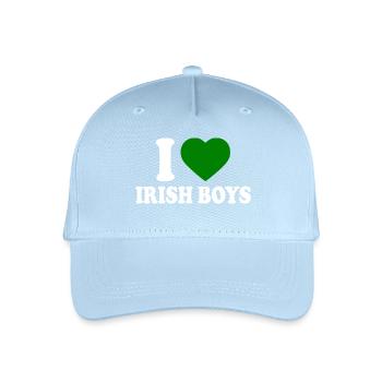 I love irish boys - Kinder Bio Basecap - Hellblau - Vorne