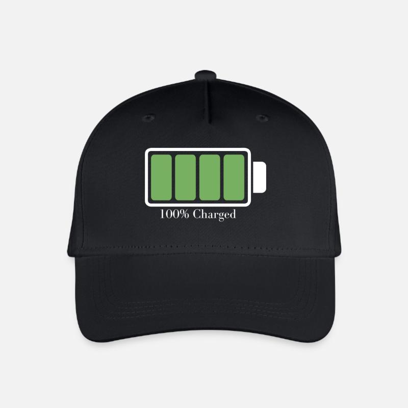 Charged battery - Organic Kids’ Baseball Cap - black
