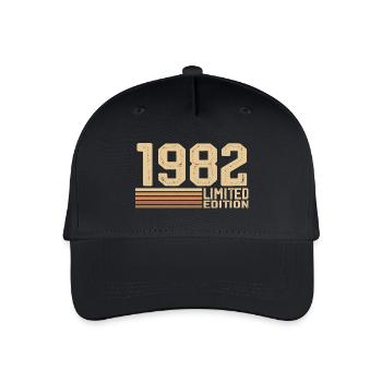 Né en 1982 anniversaire - Cadeau 1982 Vintage 1982 - Casquette de baseball bio Enfant - noir - Devant