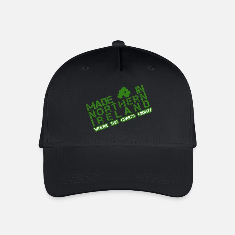 Made in Nordirland - Kinder Bio Basecap - Schwarz